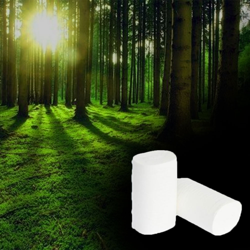 10 Rolls Coreless Roll Paper 4-Layer Thicken Wood Pulp Paper Towel Household Toilet Paper Bathroom Tissue For Home use