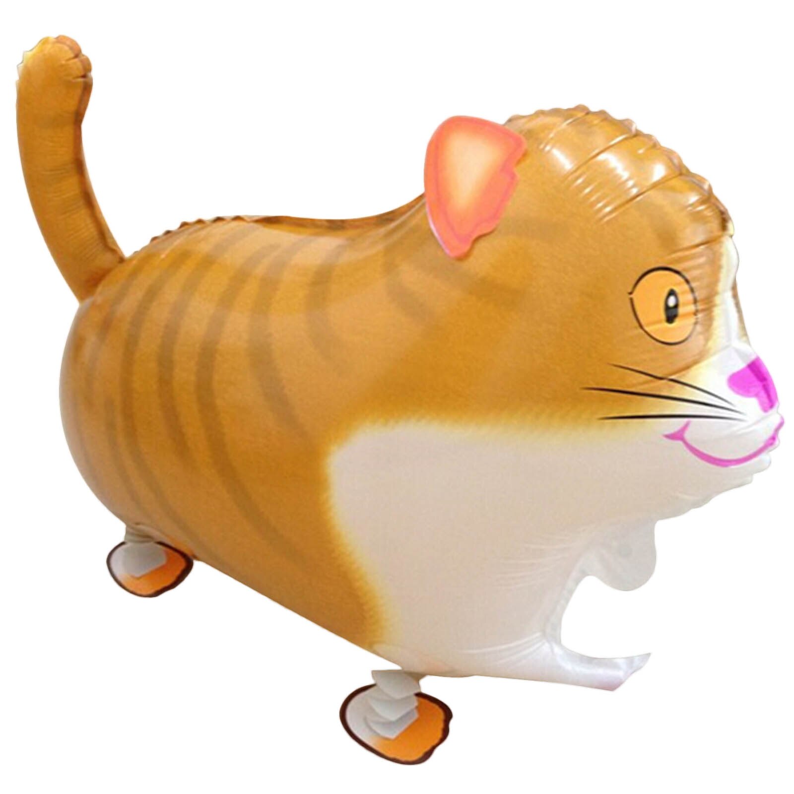 Wandelen Ballon Huisdier Kat Kinderen Speelgoed Opblaasbare Voor Xmas Folie Leuke Mooie outdoor speelgoed: Geel