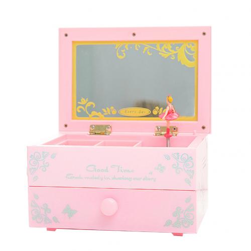 Jewelry Storage Box Organizer for Girl Woman Dancing Ballerina Girl Music Box Mirror Jewelry Storage Organizer Birthday Wed: Default Title