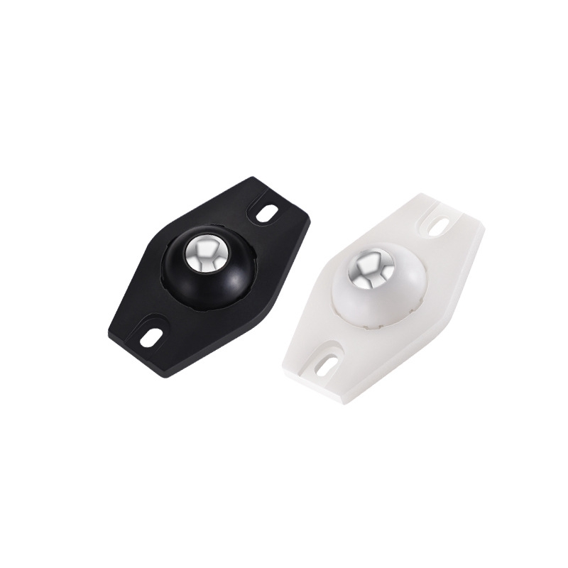 Self Adhesive Wheels For Storage Boxes 360 Degree Rotation Stainless Steel Pulley Ball Casters