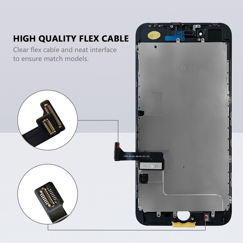 Schermo A CRISTALLI LIQUIDI per il iPhone 8 Più Del Telefono mobile Schermo OLED Da 5.5 Pollici di Ricambio del Schermo Premere 1920X1080P