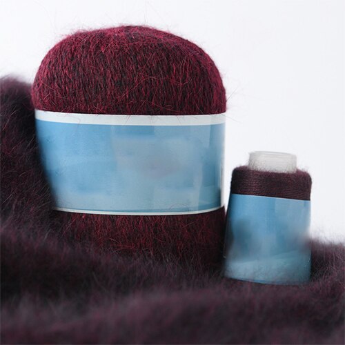 50g + 20g Zachte Nertsen Fluwelen Wol Garen voor Hand Breien Luxe Lange Pluche Wol Kasjmier haak Garen Voor Fall Winter: 21