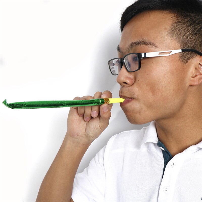 10 Pcs Noise Maker Little Blowout Plastic Fluitje Kinderen Verjaardagsfeestje Supplies