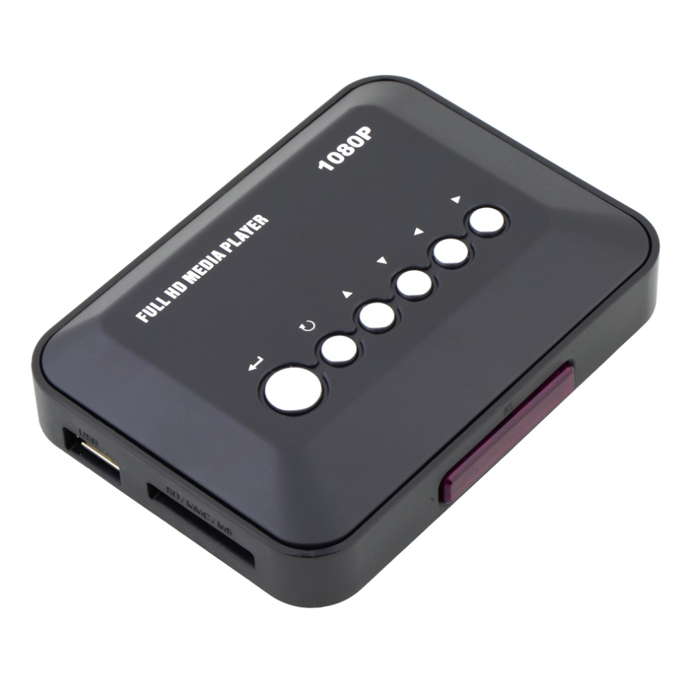 HDMI lecteur de vidéos 1080P TV vidéos SD MMC RMVB MP3 Full HD USB HDMI multi-tv multimédia lecteur de vidéos boîte