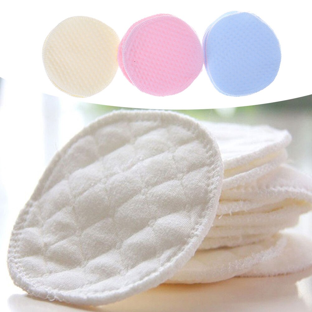 6pcs Reusable Washable Absorbent Mom Baby Breast Feeding Nursing Pads Supplies