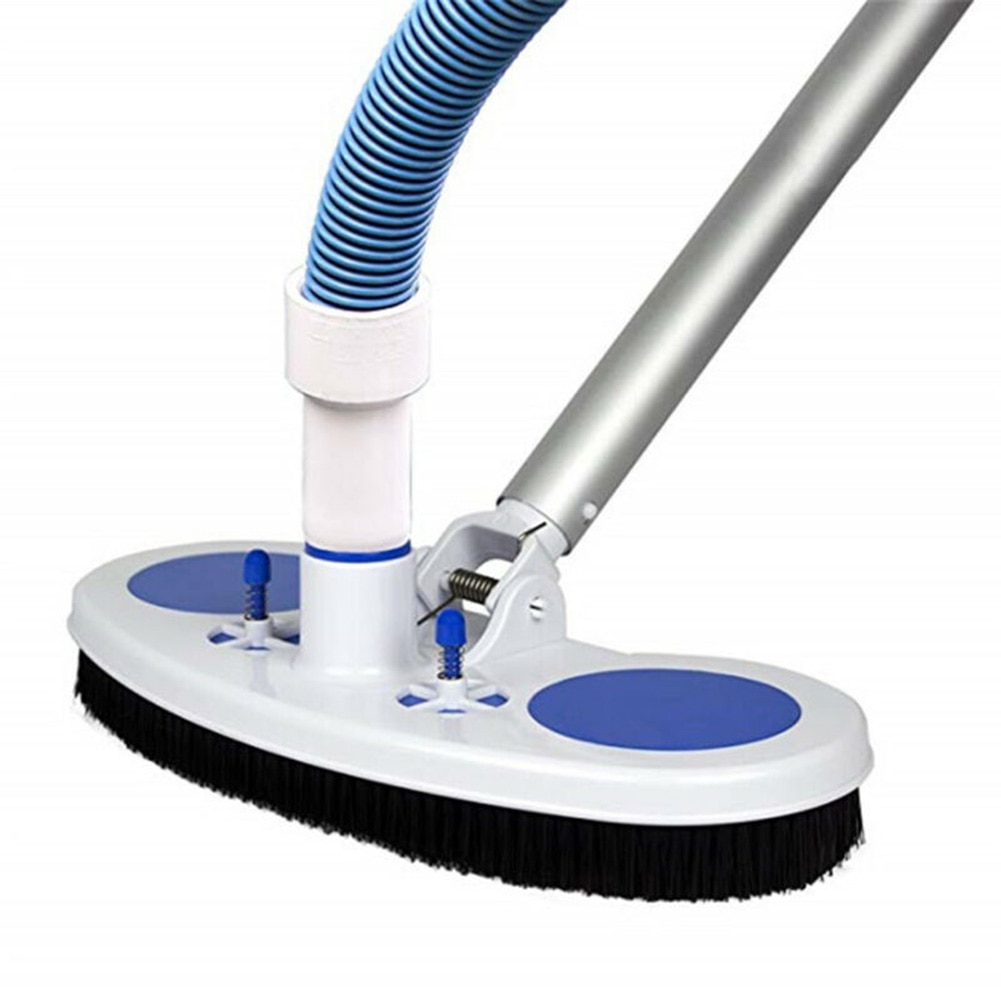 Tête d'aspiration piscine bleu + blanc tête d'aspirateur piscine aspirateur brosse de nettoyage tête d'aspiration piscine aspiration