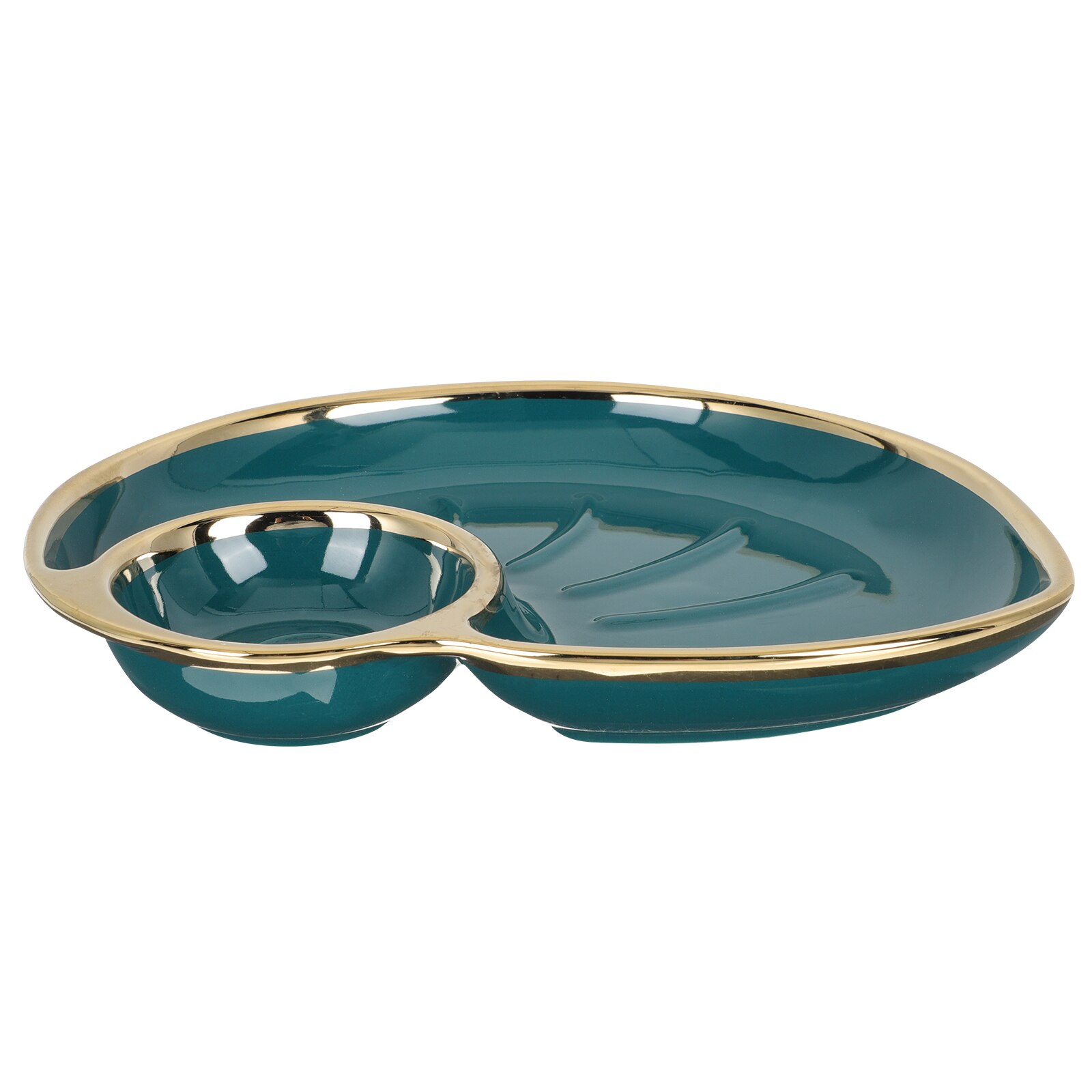 Food Plate Restaurant Salad Plate Ceramic Dumpling Plate Home Tableware for Canteen Restaurant Hotel: Green