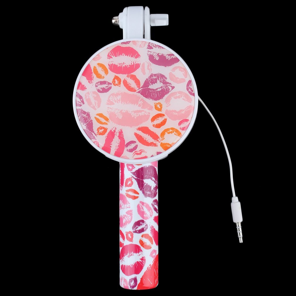 Lippenstift Muster Reise Handheld Kamera Selfie Handy Einbeinstativ Stick