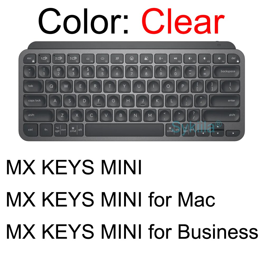 for MX KEYS MINI Keyboard Cover for Logitech MX KEYS MINI for Mac Business Protector Skin Case Silicone Accessory TPU: Default Title