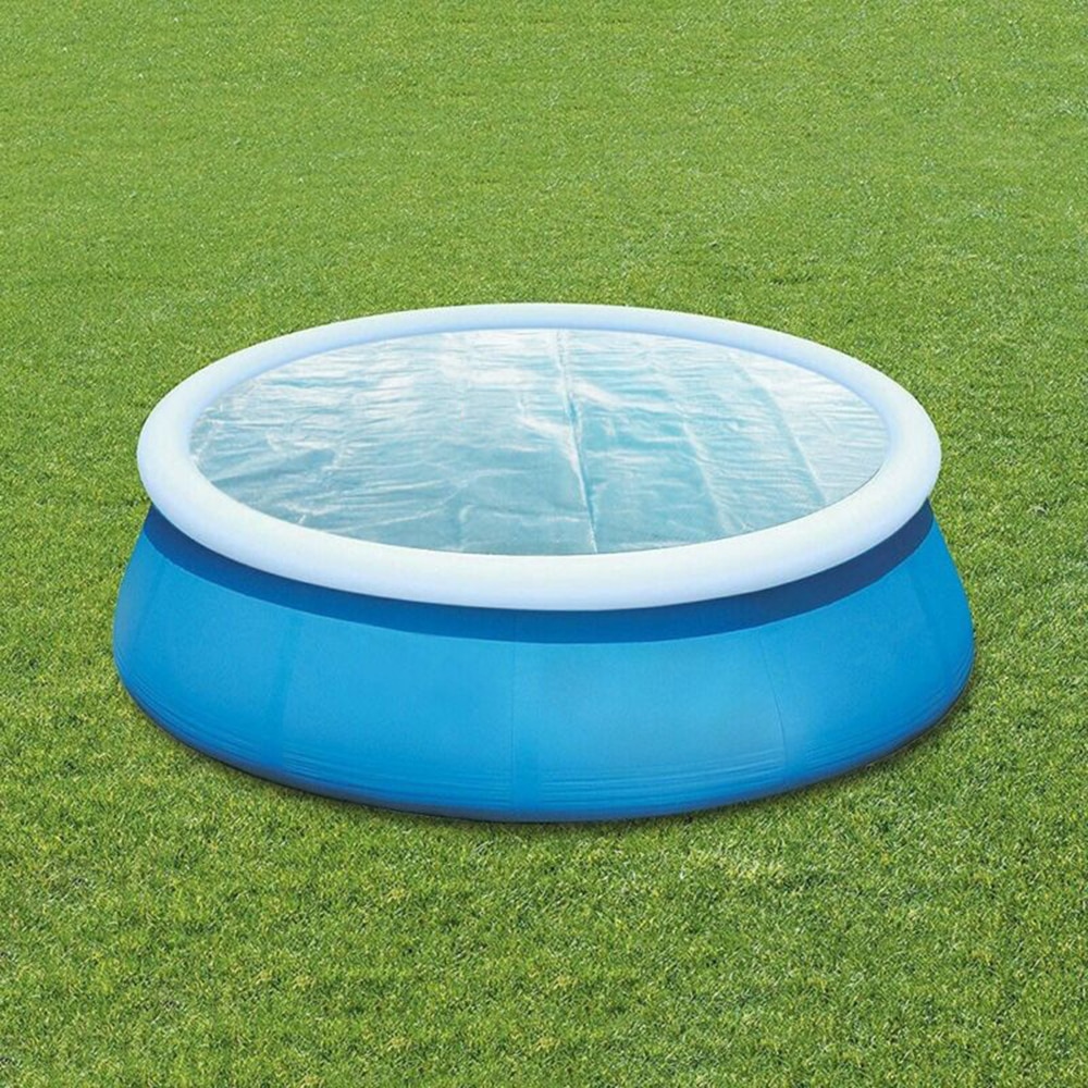 Pool Solar Cover 10\" 12\" 15\" Swimming Pools Heat Retaining Drain Holes Covering