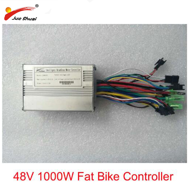 Controlador LCD Jueshuai e-scooter DC48V 25AH 1000W para bicicleta eléctrica Sine Wave accesorios de bicicleta electrónica sin escobillas bicicleta partes: 1piece