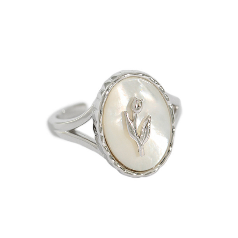 Evimi 925 Sterling Zilveren Verlovingsringen Voor Vrouwen Koppels Mode Eenvoudige Onregelmatige Patroon Geometrische Partij Sieraden: Zilver