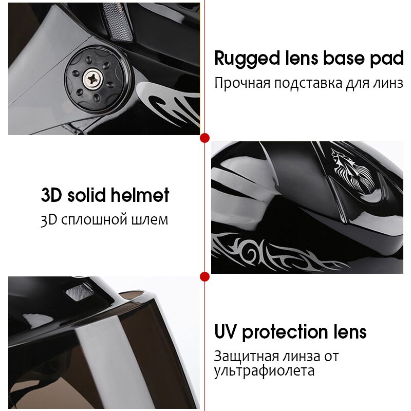 Summer Helmet Electric bicycle helmet riding unisex breathing sunscreen motorcycle scooter open half helmet