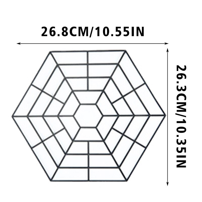 Six Angle Fish Pond Net Protectors Fish Pond Nets Plastic Fish Guards Pond Mesh Garden Tools