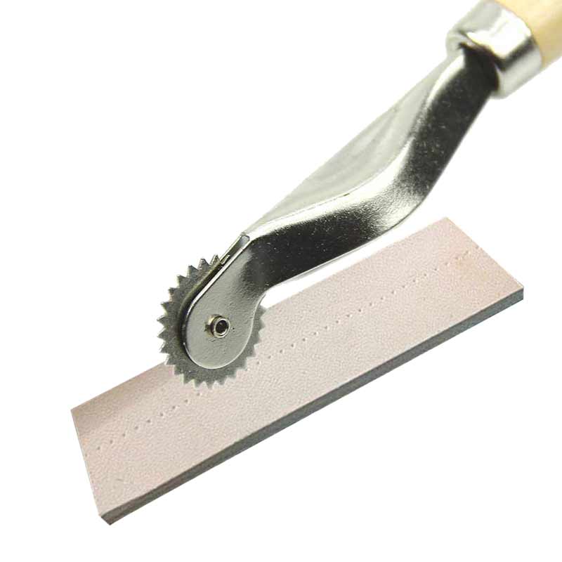 2mm Pitch Overstitch Wheel Leather Stitch Space Paper Perforating Tool Roulette For Arts and Leather Crafts THIN889