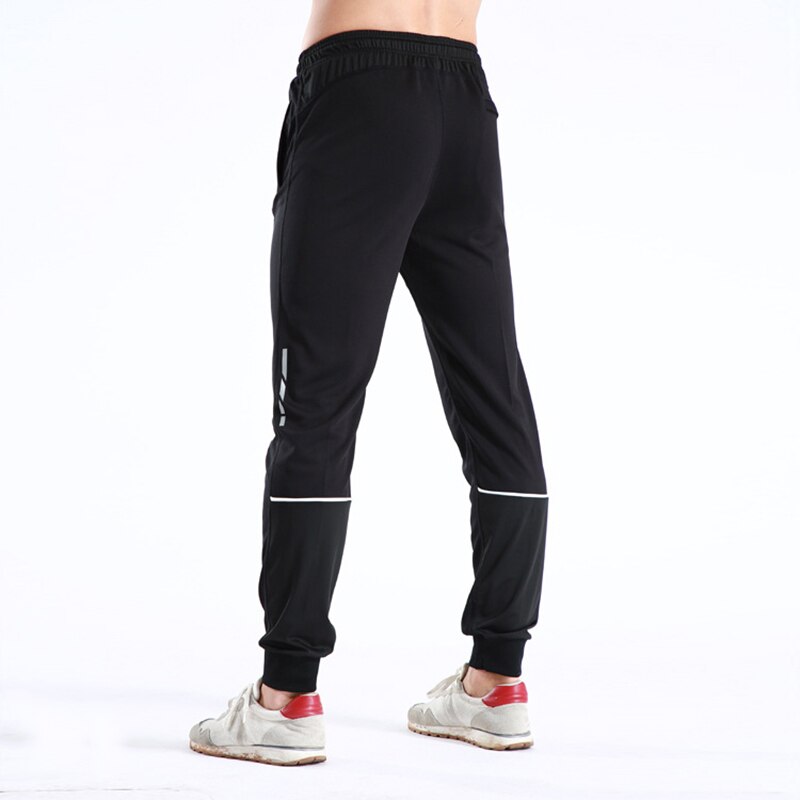 Jogging Sports Pants Men Running Trousers Breathable Bandage Waist with Zip Pocket Basketball Football Workout Tennis