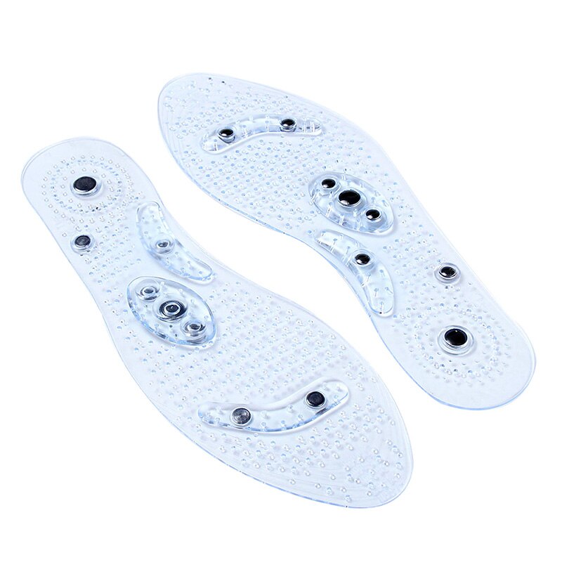 1 paar Atmungsaktive Schuhe Pad Massage Einlegesohlen Magnetische Akupunkturpunkt Magnet Pad Schuhe Von UNS