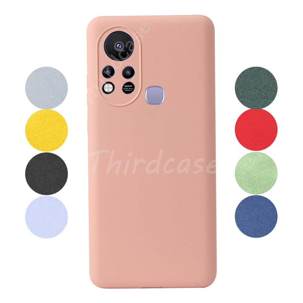 Coque en Silicone pour Infinix 11S, étui de Protection antichoc en TPU souple pour lentille 11S NFC