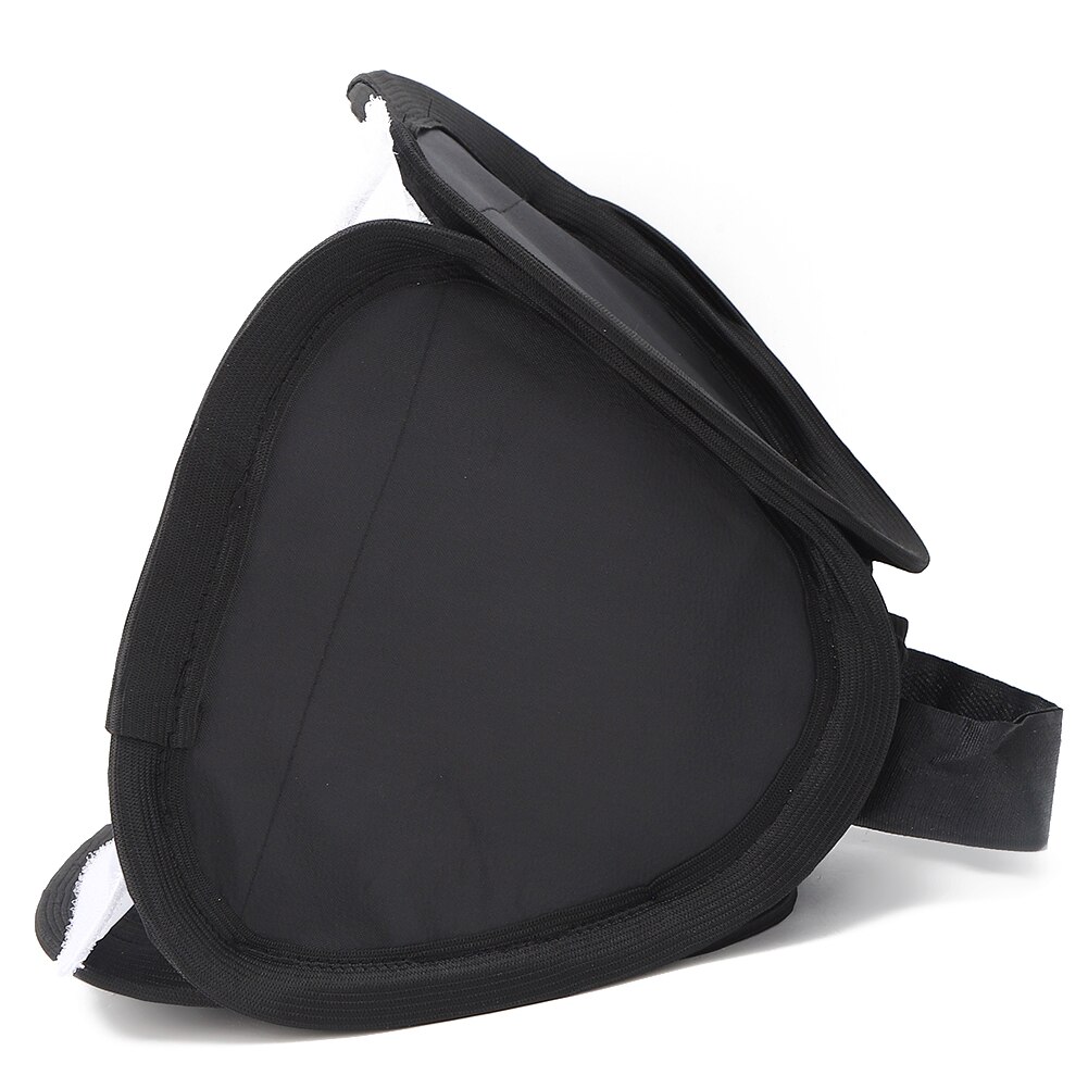 23cm plast leie hvit bærbart sammenleggbart blitslys slr kamera softbox fotografering fylle lys deksel til slr kamera blits lys