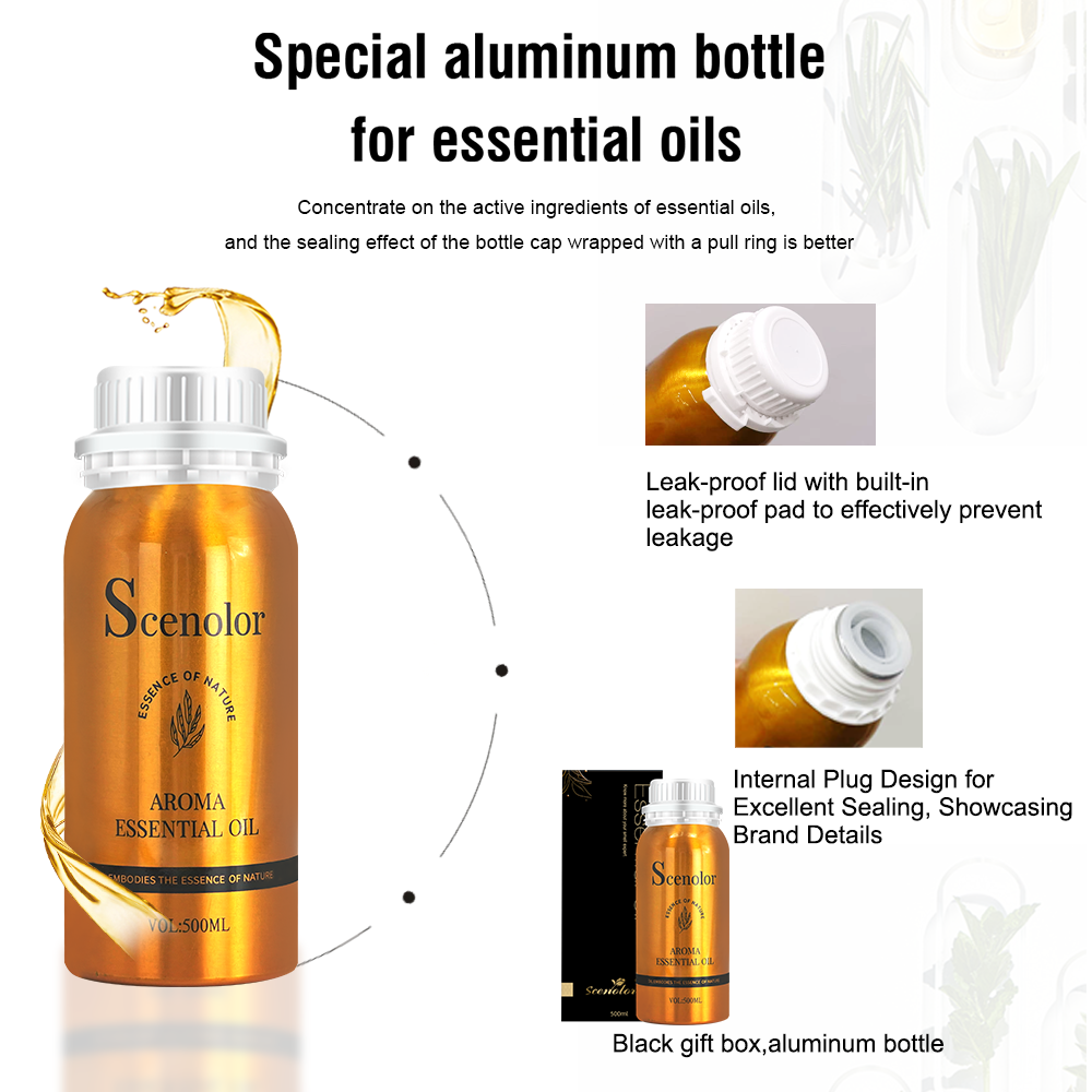 Difusor de fragrância para quarto de hotel, 500ml, para casa, ambientador, dispositivo de perfume, purificador de ar, umidificador, carro, óleo essencial