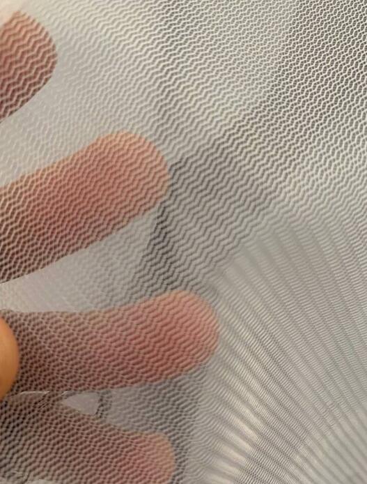 WHITE - POLYESTER - FLAG FABRIC MATERIAL CLOTH - 150cm wide Low density