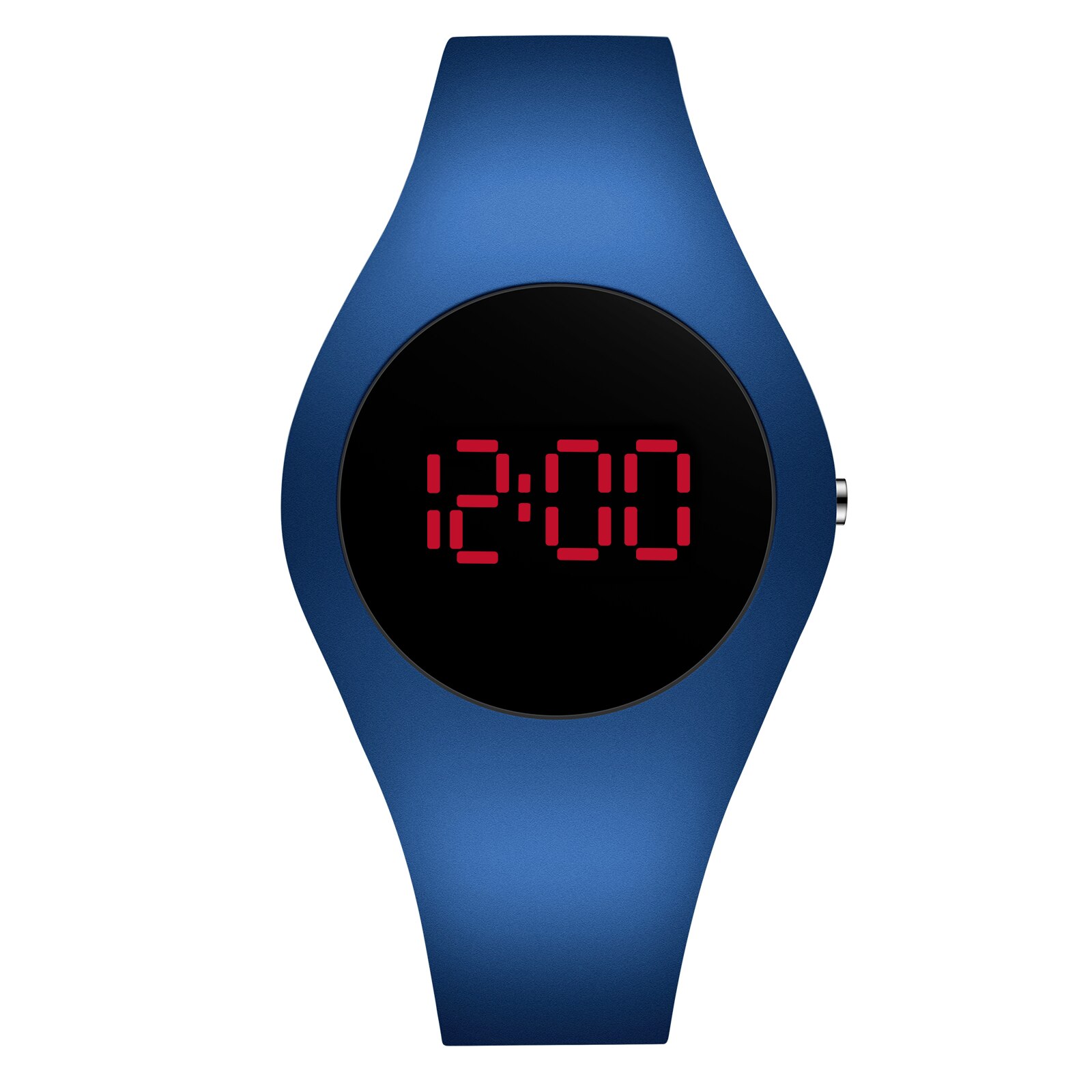 Reloj de para hombre, Ultra delgado, redondo, deportivo, reloj electrónico para estudiantes, reloj Digital impermeable para hombres, reloj Digital para mujer, reloj masculino