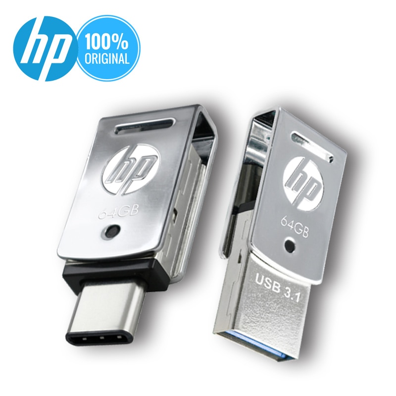 HP usb flash Pendrive 32gb 64gb 128gb cle usb 128 a tipo C USB3.1 DIY logotipo DJ de música Pen Drive . Exclusivo.