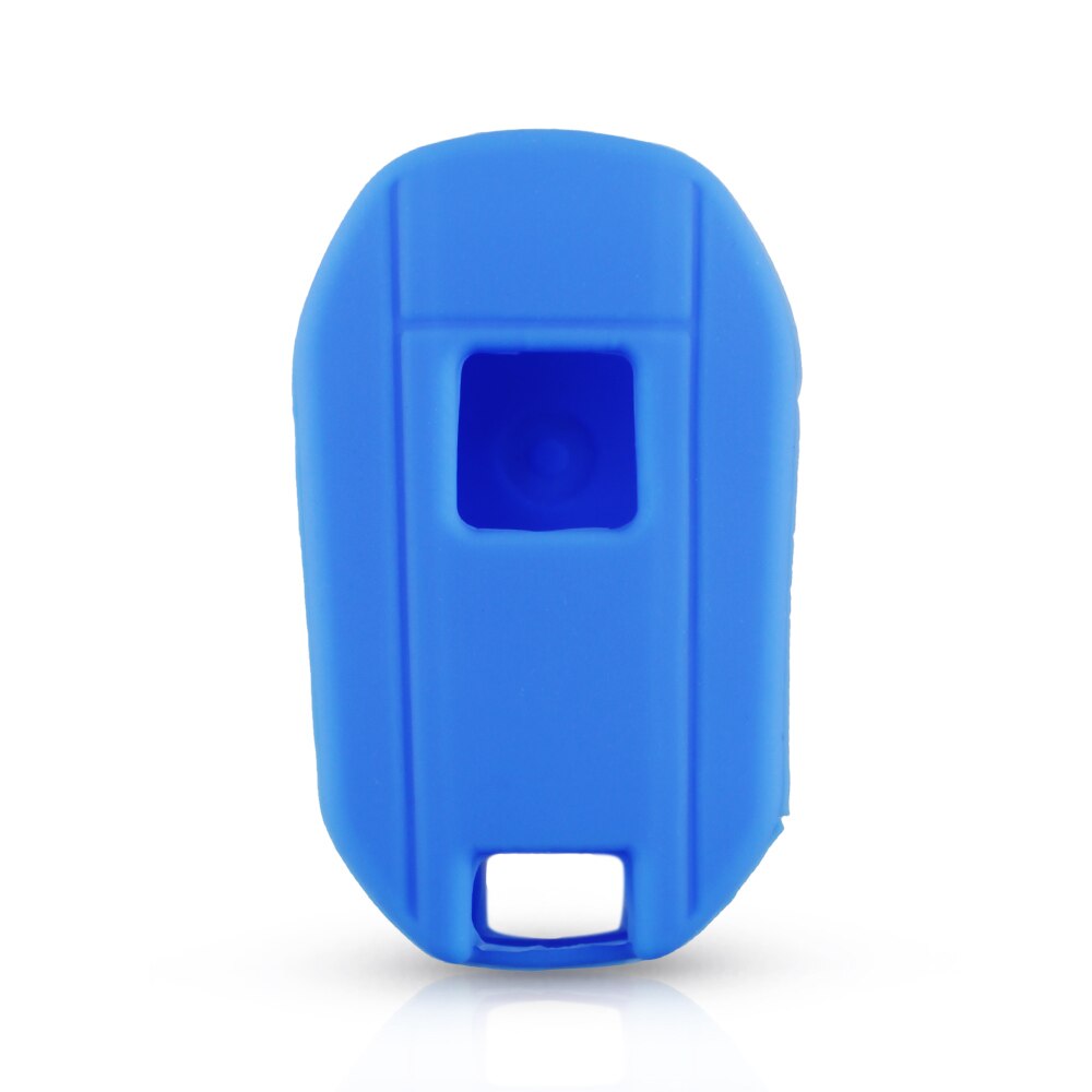 KEYYOU-funda de silicona para llave de coche, Protector de 3 botones para Peugeot 3008, 208, 308, 508, 408, , Citroen C4, CACTUS, C5, C3, C4L