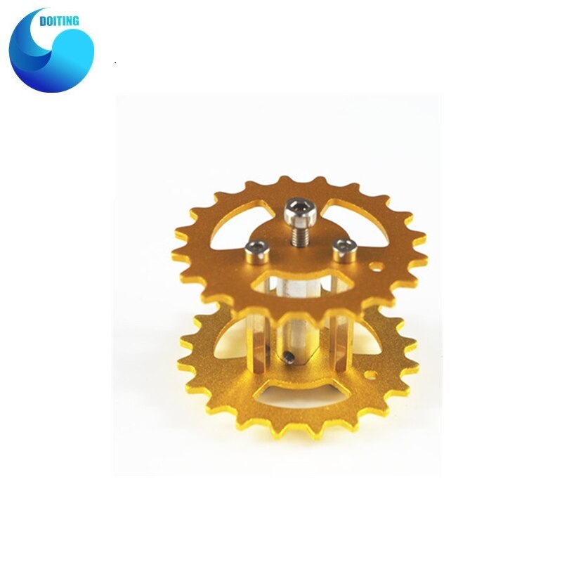 Aluminum Alloy Metal Driving Wheel Non-shock-aborbing Driving Wheel for Toy Tank Track Caterpillar Car Chassis Tracked Crawler