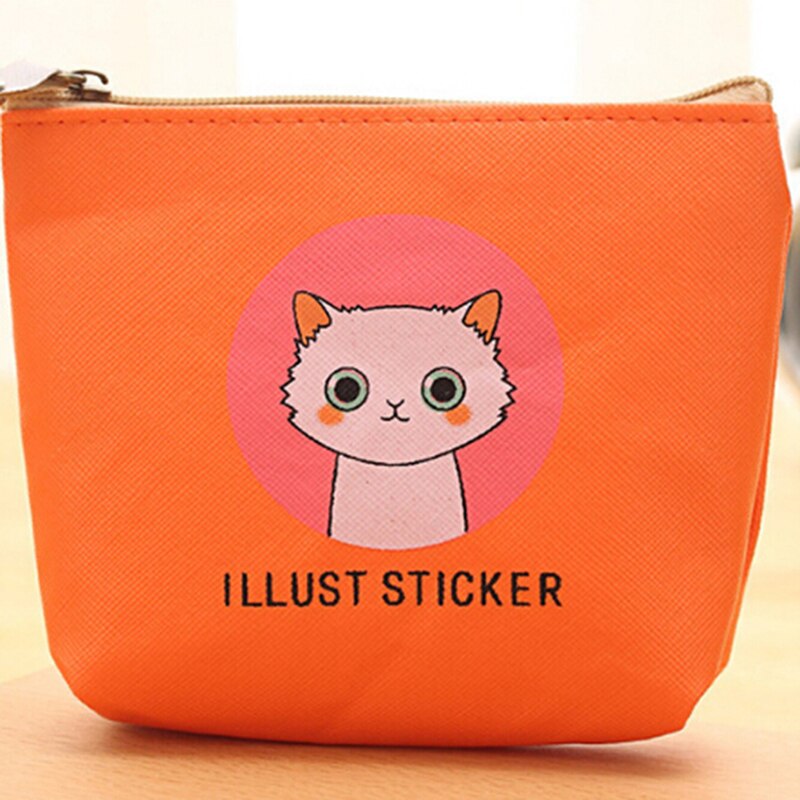 Myntpung dame dame lommebok små myntpungholdere pakke myk solid damemyntpung