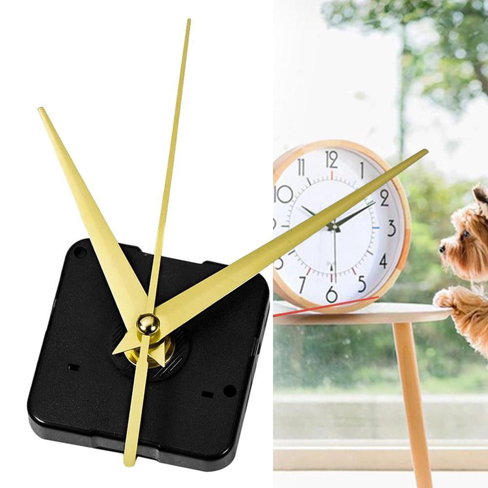 Golden color Silent Large Wall Clock Quartz Clock Movement Mechanism Hands clock Repair Tool Parts Kit Set DIY Clock movement