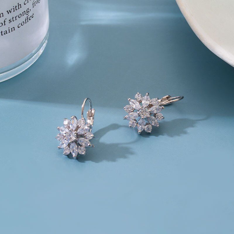 Women's Earrings Pearl Butterfly Earrings Set For Women Bohemian Jewelry 2022 Geometric Heart Crystal Small Stud Earring: 102 silver