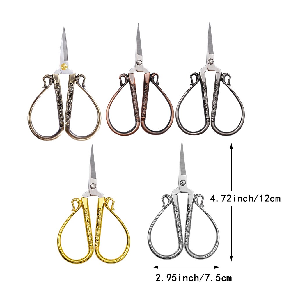 Lmdz Gunstige Cloud Shear Europese Retro Klassieke Vintage Antieke Craft Naaien Tailor Schaar-Papier Snijden Schaar &amp; Borduren