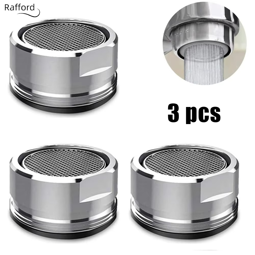 3 STKS Messing Waterbesparende Kraan Tap Beluchter M24 Draad Badkamer Kraan Waskolf Rvs Vervangbare Filter Gemengde Nozzle