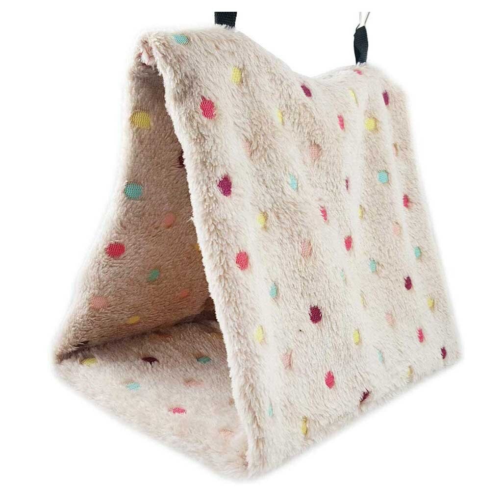 Winter Warm Vogel Bed Huis Veiligheid Huisdier Vogel Papegaai Kooi Tent Bed Opknoping Cave Vogel Mini Huis Pluche Winter Warm kooi: S