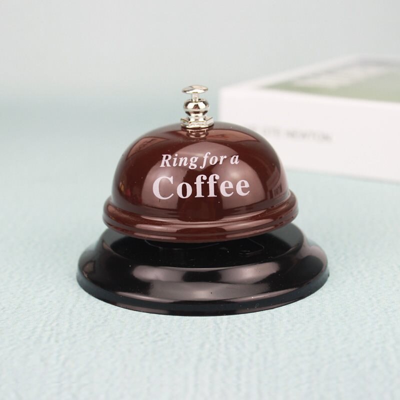 Restaurant Service Call Bell Hotel Counter Desk Bell Ring Metal Reception Restaurant Kitchen Bar Service Call Desk Call Bell: CO