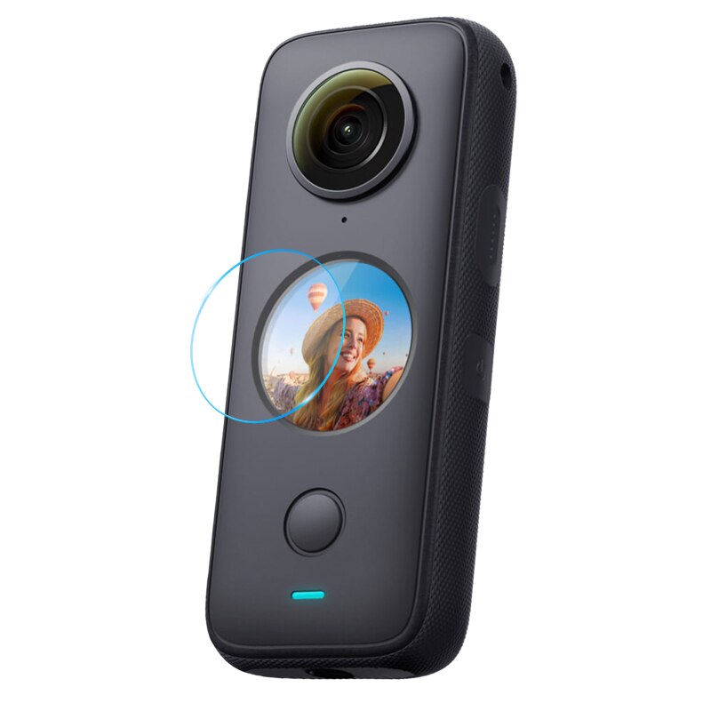 One  x2 displayschutzfolie aus gehärtetem glas für insta 360 one  x2 panorama-actionkamera, kratzfeste schutzfolie, zubehör