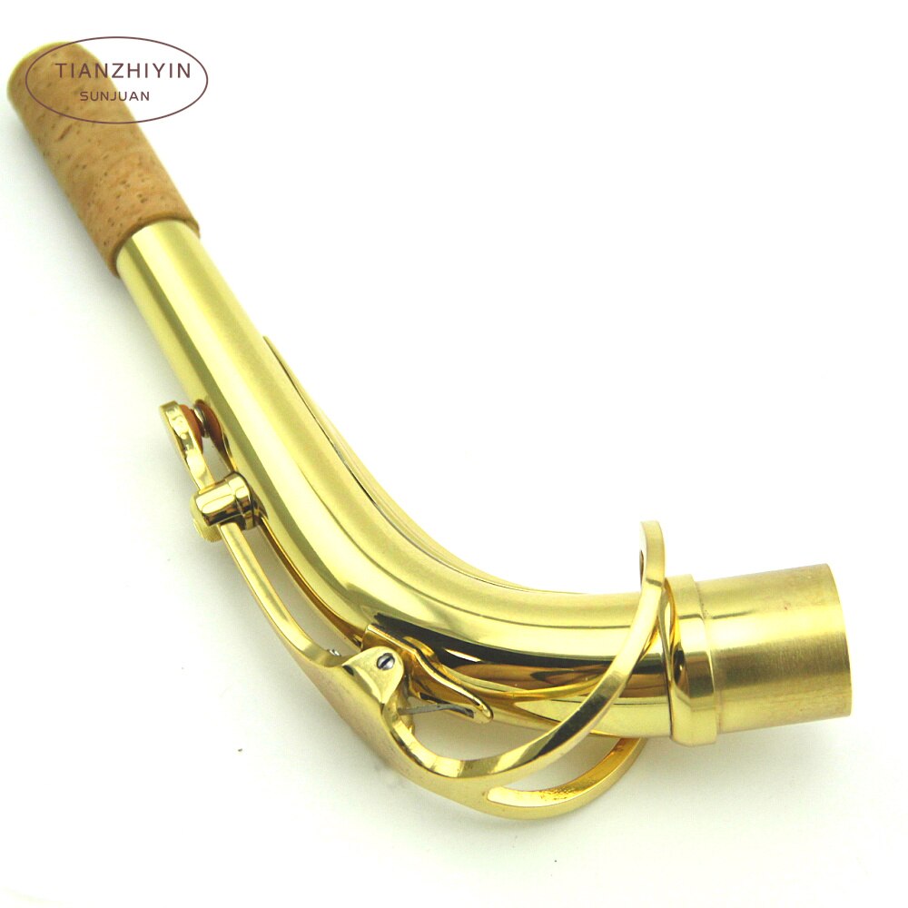 Cuello para saxofón Alto Chapado en níquel, accesorios para saxofón,: cupronickel