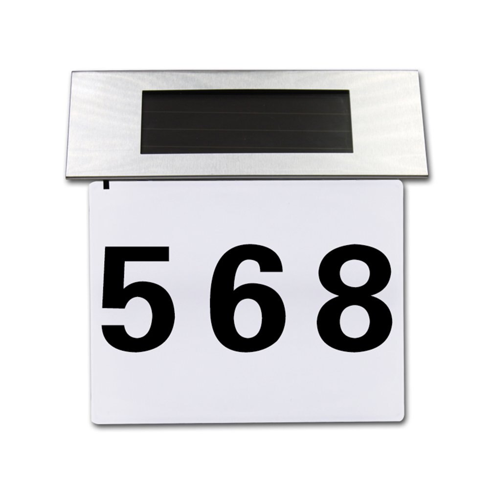 house door number outdoor hotel led numbers apartment sign nameplates doorplate Address Plaque Digit Plate Wall Lamps: small
