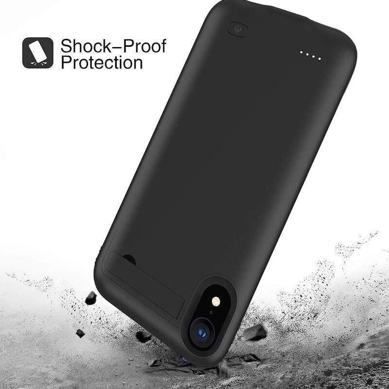 Leioua-funda para cargador de batería de 5200mah para Iphone 6, 6s, 7, 8, batería externa, 6200mah, para Iphone X, Xr, Xs, Max