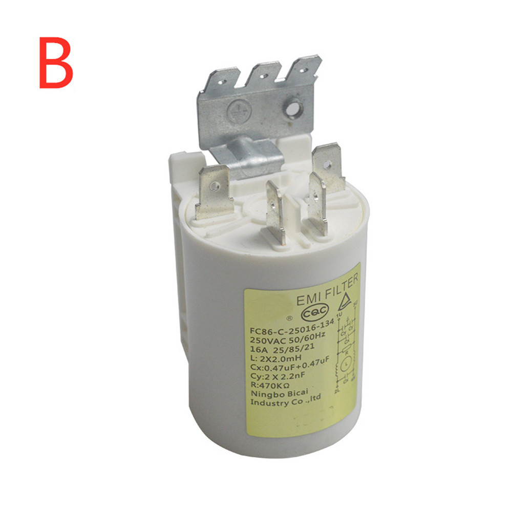 1pc EMI Power Filter Washer Spare Interference Suppressor For Little Swan Drum Washing Machine Repair Parts: white