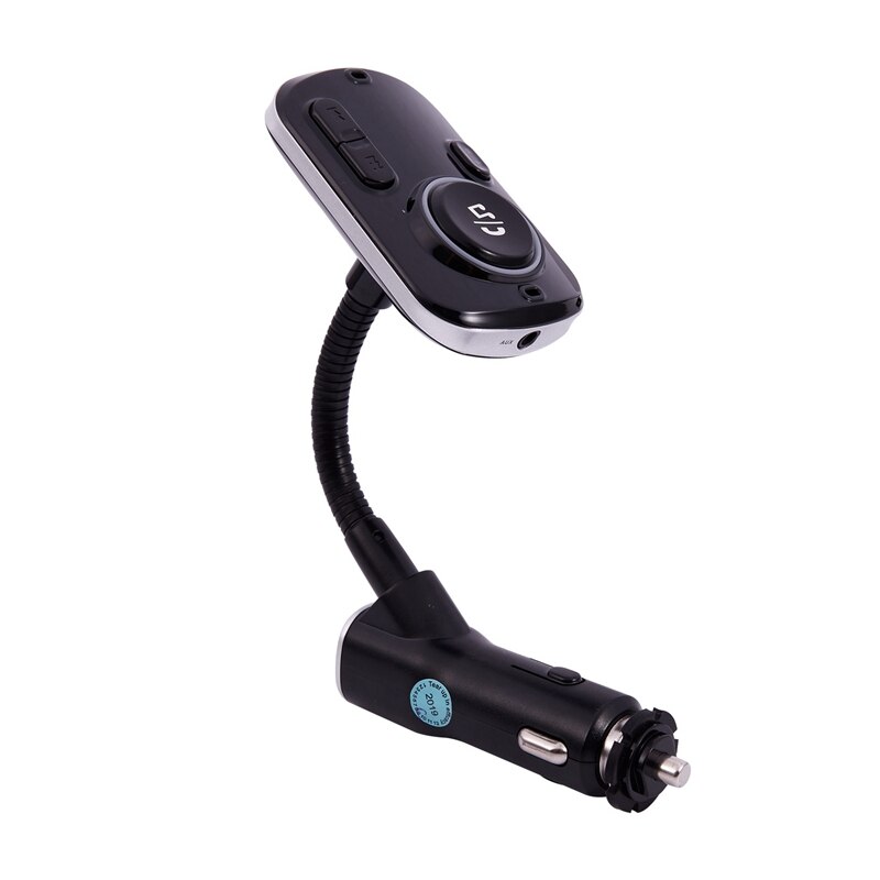 Bluetooth fm-zender, draadloze auto fm-modulator, auto  mp3- speler autokit, handsfree bluetooth-autolader met omgevingslicht