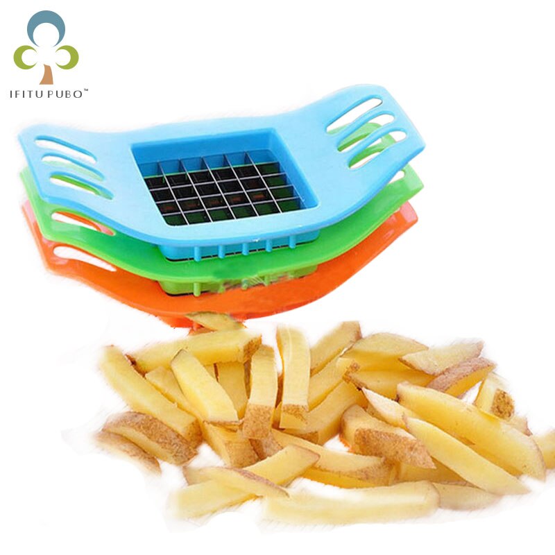 Potato Slicer Cutter Chopper Chips Making Tool Potato Vegetable Cutting French Fry Cutter Kitchen Accessories Tool GYH