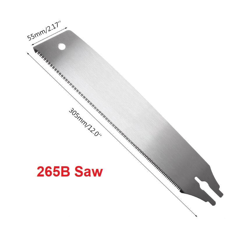 Sostituzione della lama per sega a mano 250D 265B 225P flessibile lavorazione del legno a denti fini utensili per la casa legno potatura da giardino bambù: Saw for 265B