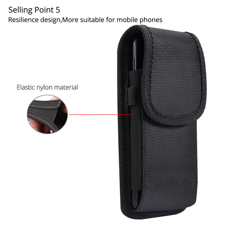 CHEZVOUS Nylon Telefoon Riem Holster Case voor Samsung S10 S9 S8 plus S7 S6 rand j3 j5 a3 a5 taille Zak voor Huawei nova 3 p30