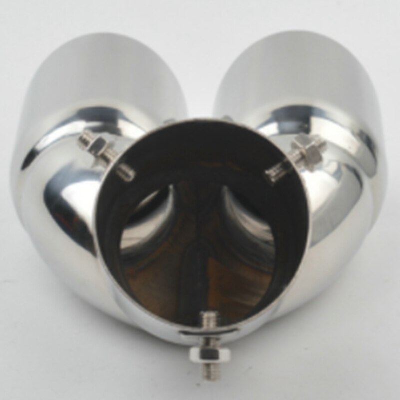 Stainless Steel Cover Decoration Rear Tail Pipe Tips Tail Pipe Tail Decoration Exhaust Pipe Tail Throat