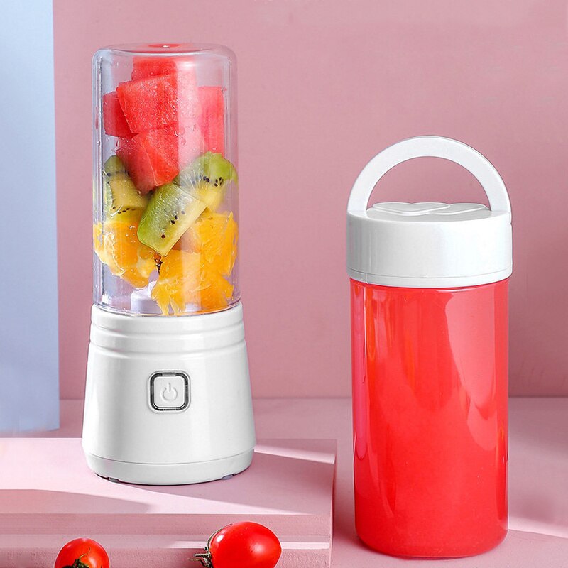 Handheld Wireless Electric 6 Blender Portable Juicer USB Rechargeable Fruit Mixer Cup Smoothie Maker Juicer Cup Food Processor