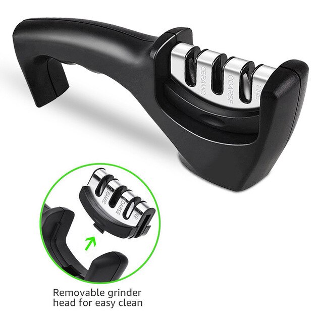 Cuchillo de cocina para Chef, utensilio de acero inoxidable para filetear pescado, Sashimi, Sushi, salmón, cortador de frutas y verduras: knife sharpener
