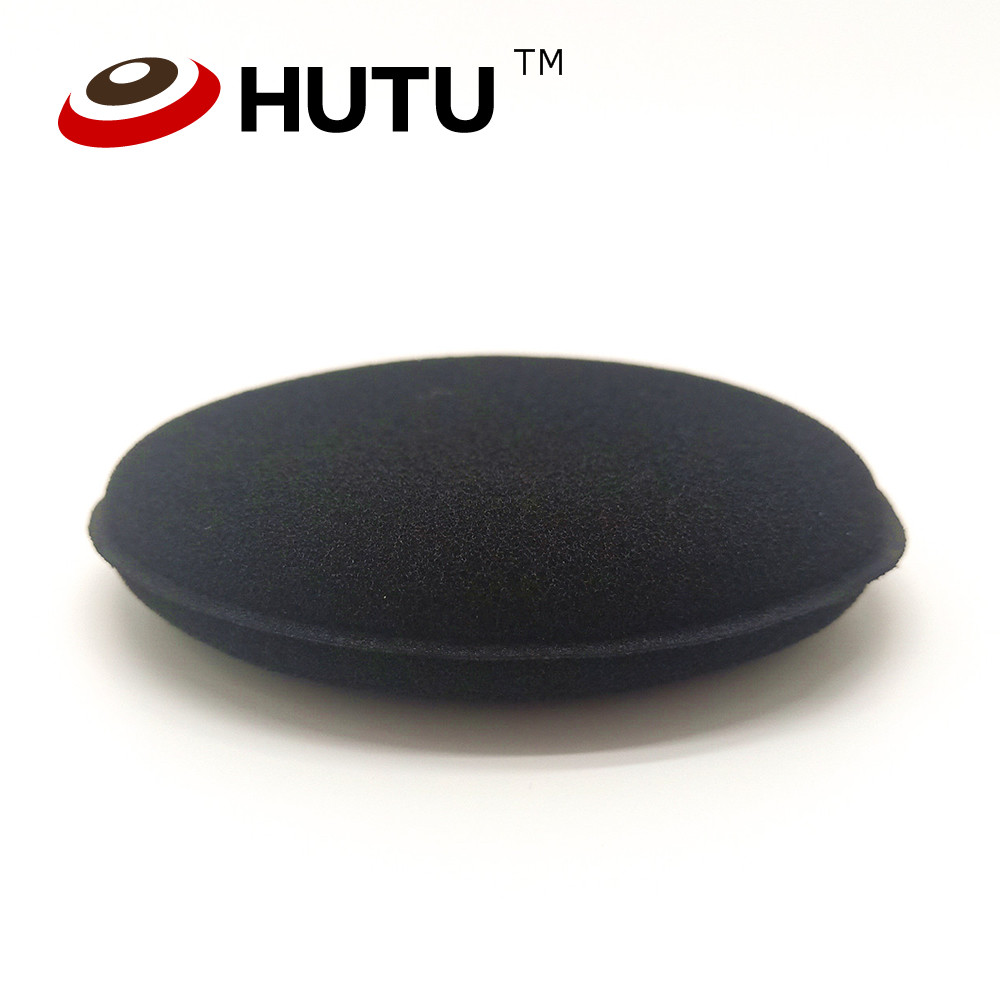 Pyöreä sieni vaahto käsin kiillotustyyny auton sieni vaha kiillotusvaahto sieni auton vaha tyyny auton kiillotussarja