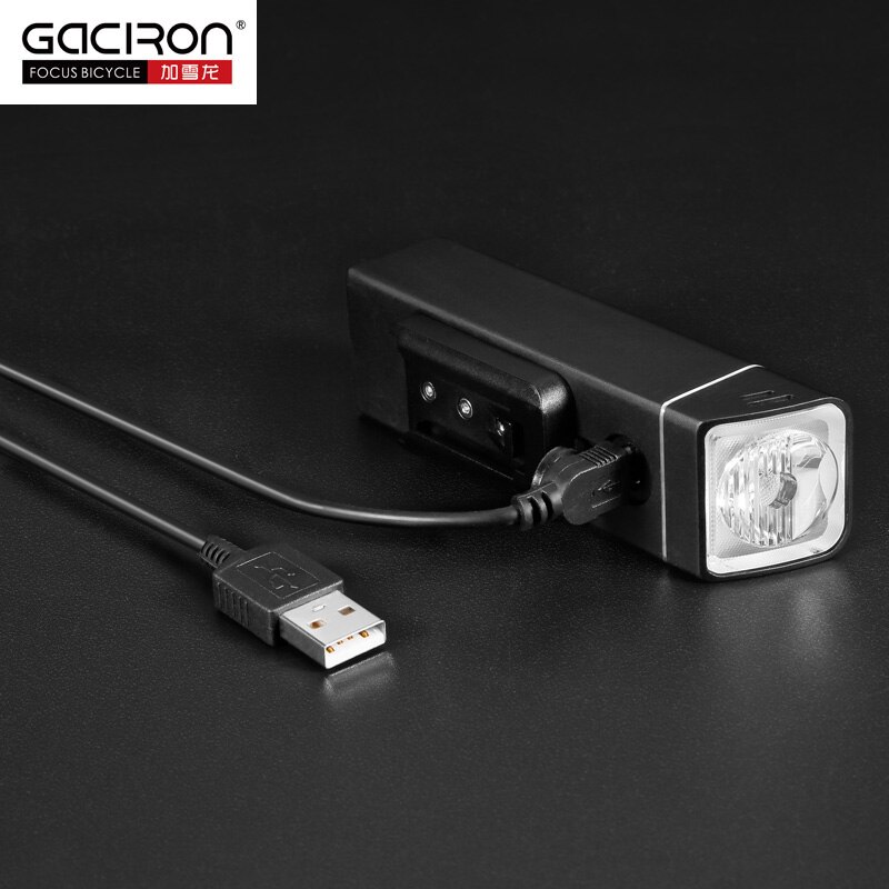 Gaciron Fahrrad Scheinwerfer Eingebaute 2500 mAH Batterie USB Ladung 600 Lumen 9 stunden Laufzeit Seite Sichtbar Radfahren Front Beleuchtung